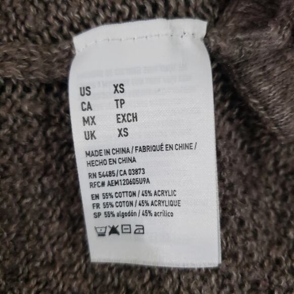 American Eagle Outfitter brown light knit long sleeve Cardigan size small - Picture 8 of 13